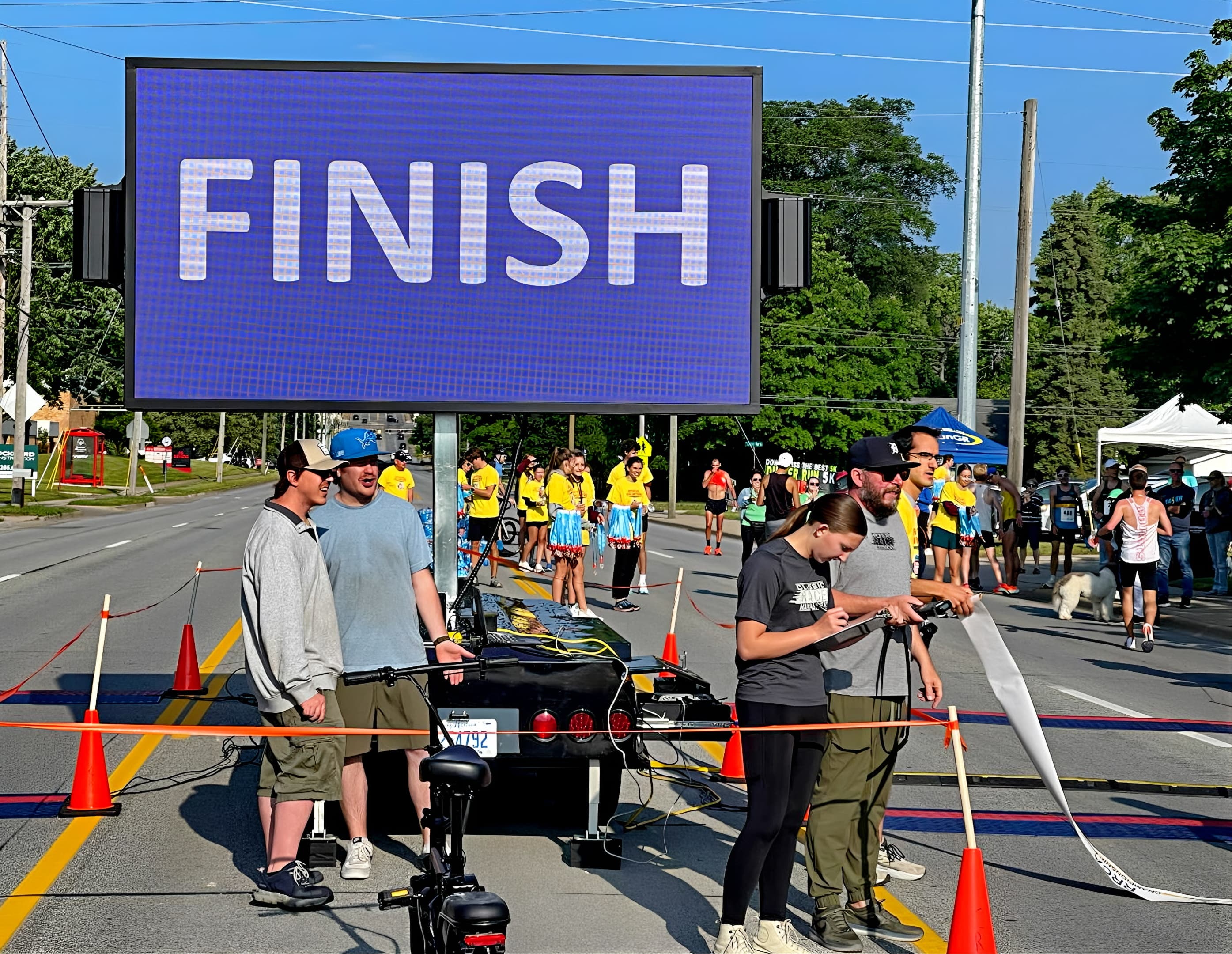 Fun run event - Slide 1